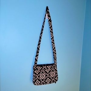Vera Bradley Black & White Crossbody Purse